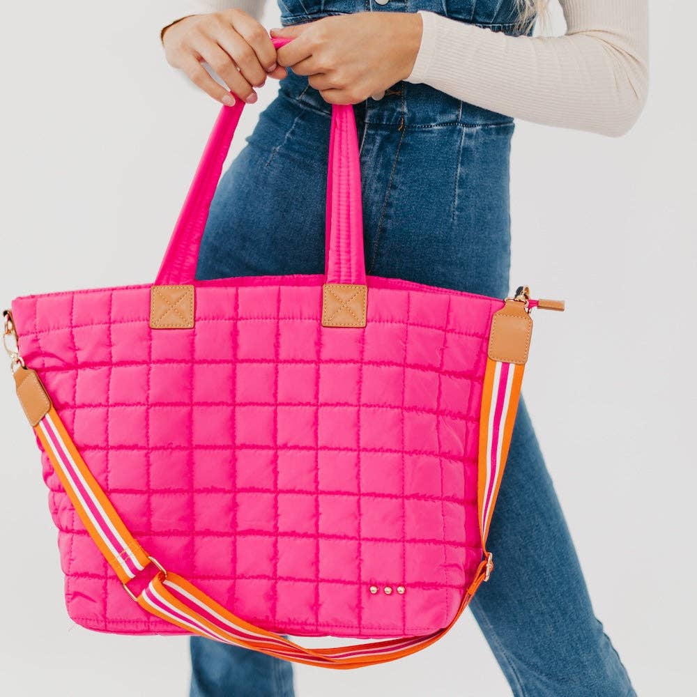 Day Dreamer Quilted Tote Bag Wholesale - NEW COLOR