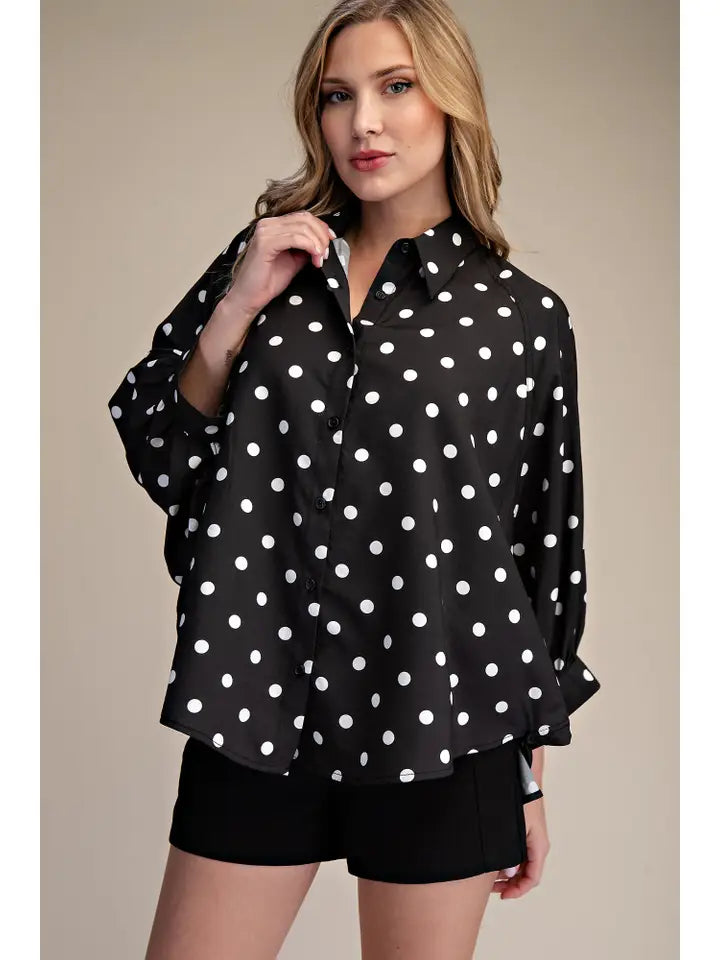 Midnight Dot Top