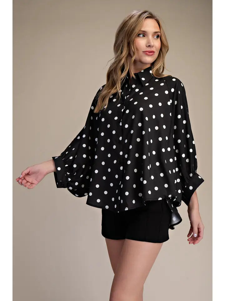 Midnight Dot Top