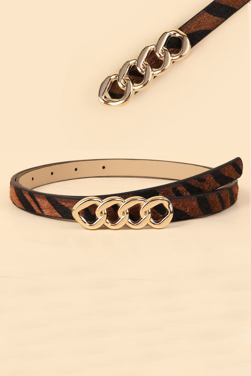 Chain Buckle Fashion Belt