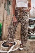Brown Leopard Pants