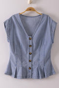 Washed Denim Vest