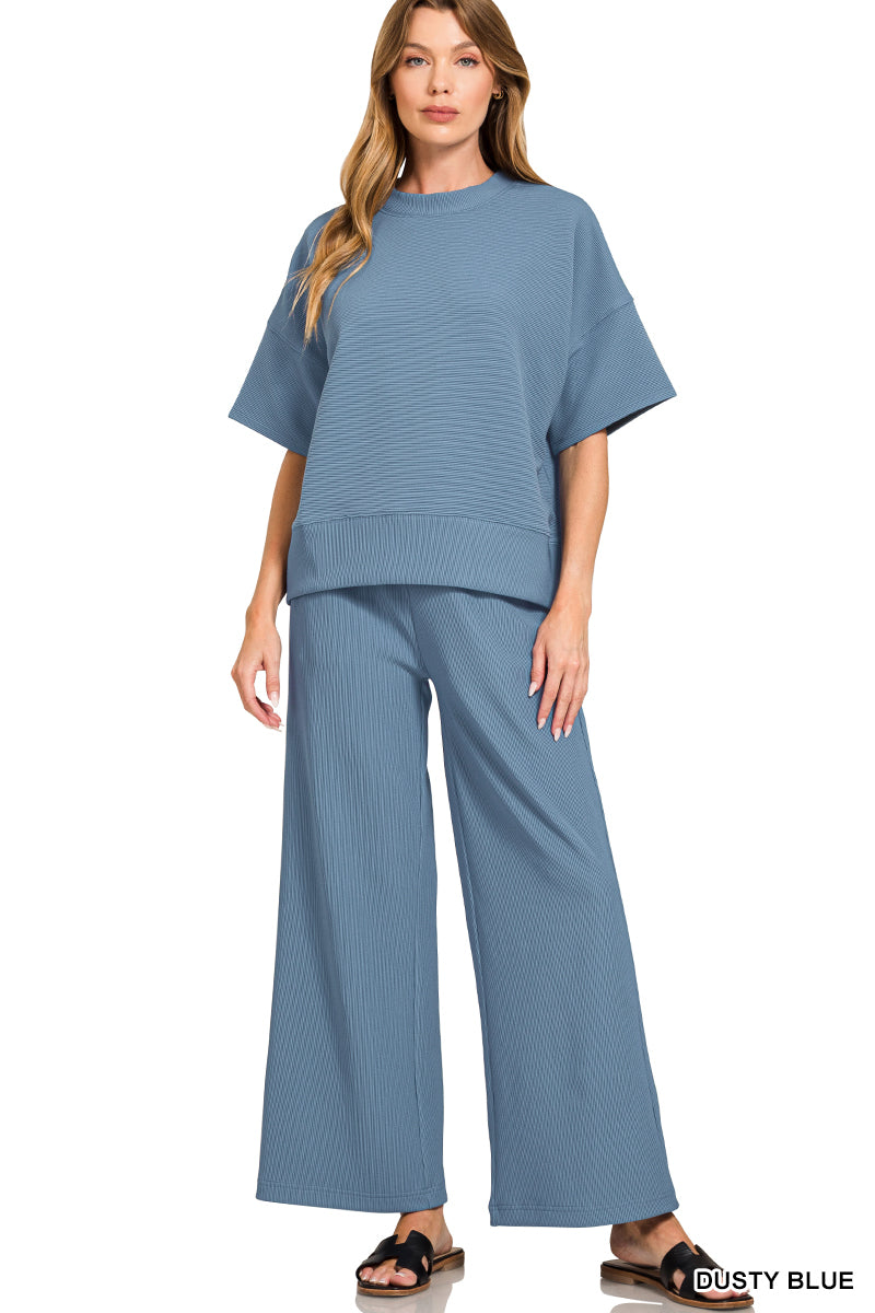 Zenana 2 Pcs. Riibbed Set