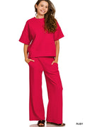 Zenana 2 Pcs. Ribbed Set