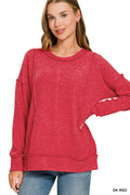 Brushed Hacci Top