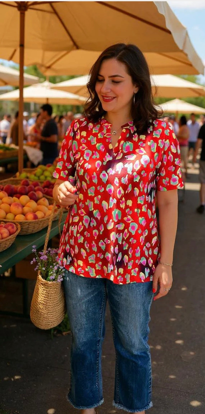 Red Leo SS Top