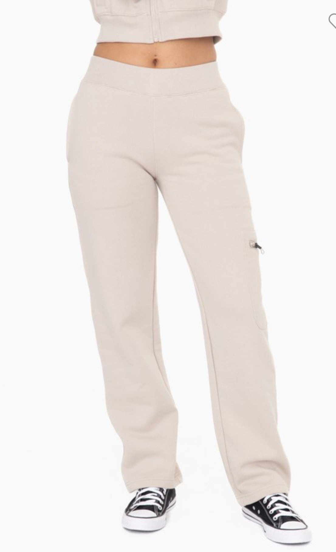 Brushed Fleece Cargo Lounge Pant