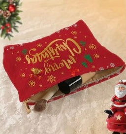 Merry Christmas Makeup Bag