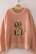 Cute Dog Knit Sweater