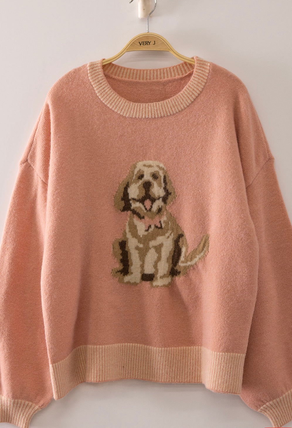 Cute Dog Knit Sweater