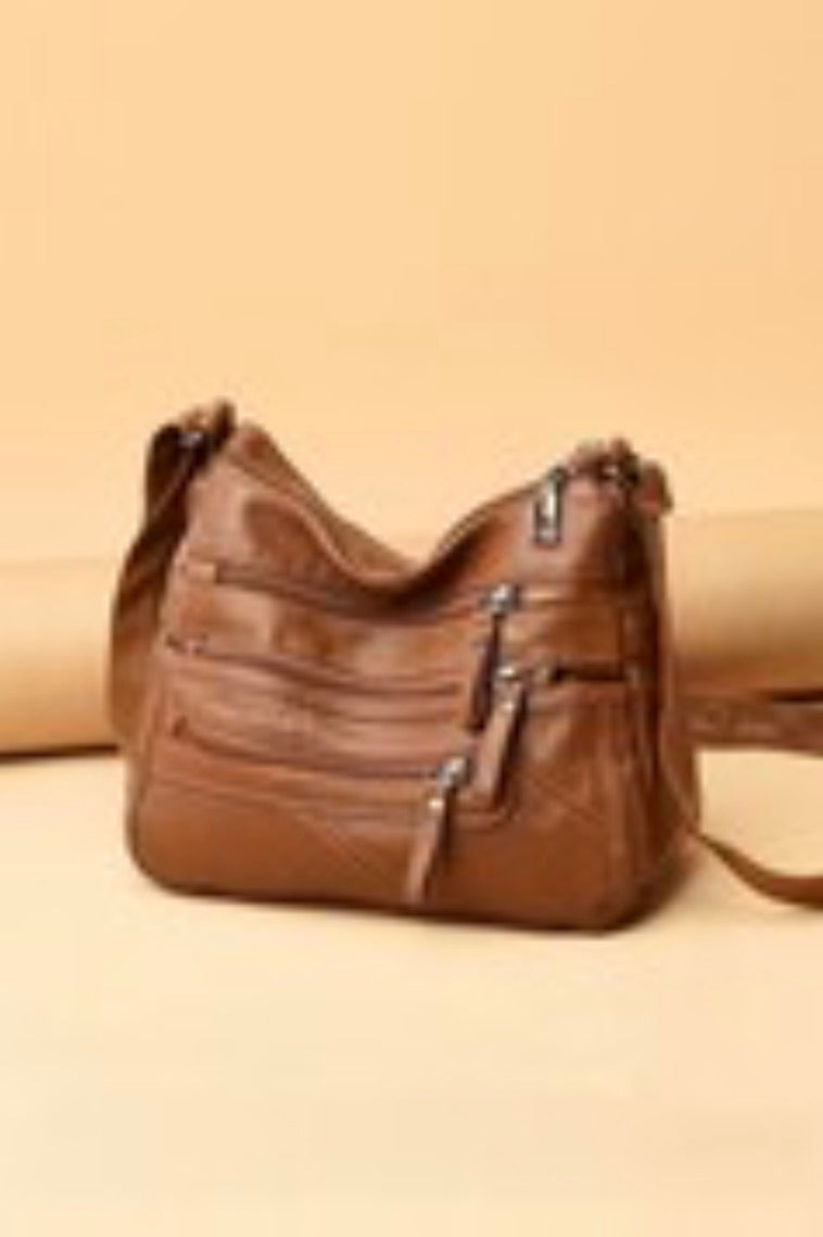 Crossbody with Multi Zippers