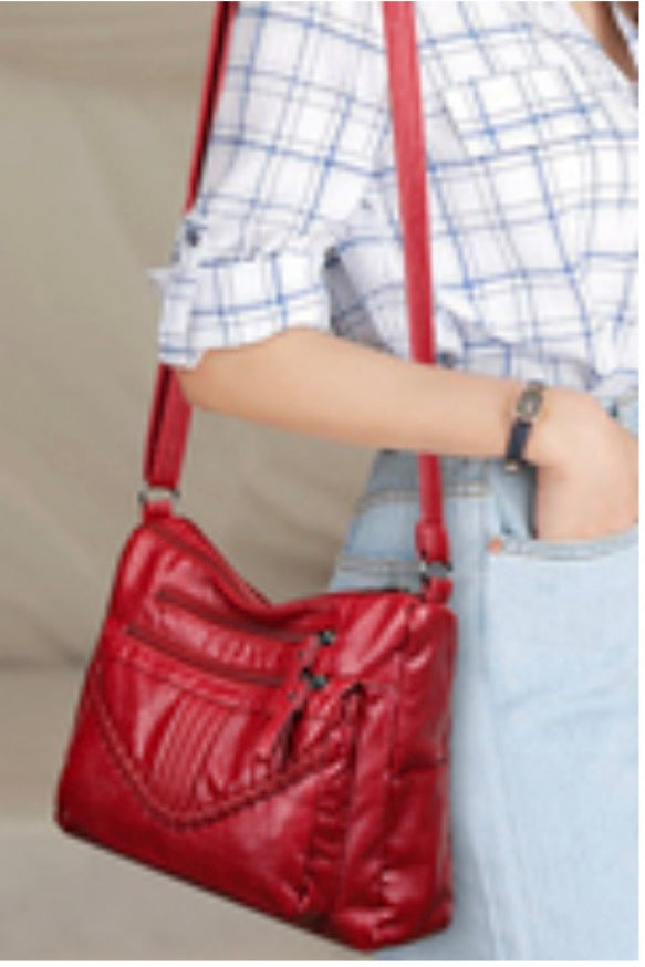 Crossbody Purse with Braided Detail