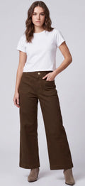 Brown Washed Pants