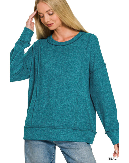 Brushed Hacci Top