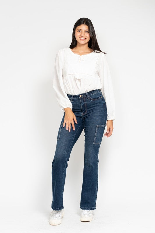 Judy Blue HW Cargo Bootcut