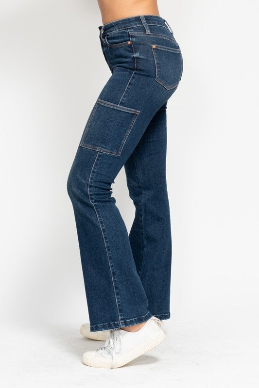 Judy Blue HW Cargo Bootcut