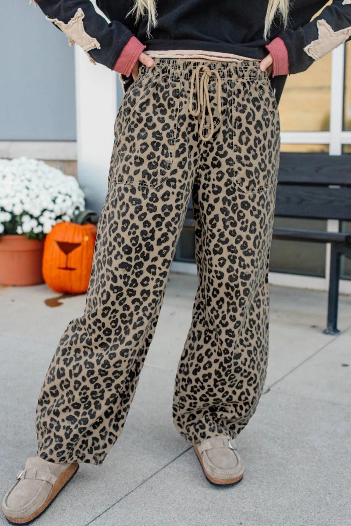 Leopard Print Pants