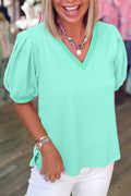Mint Green Short Sleeve Top