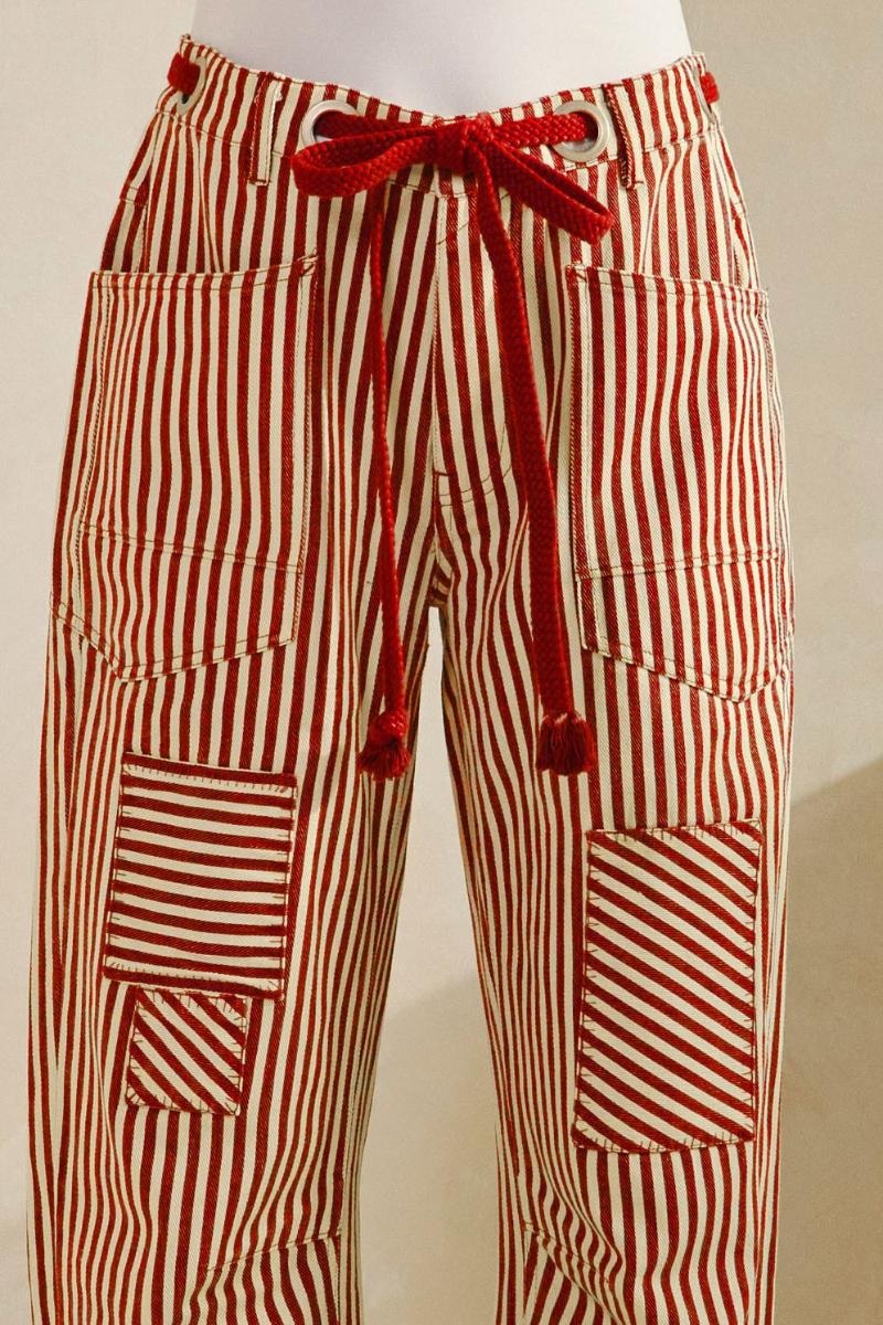 Red Stripe Vintage Jeans