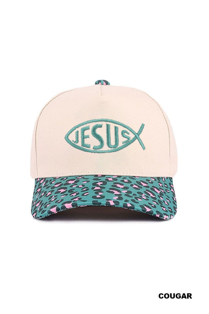 Jesus Fish Symbol Cap