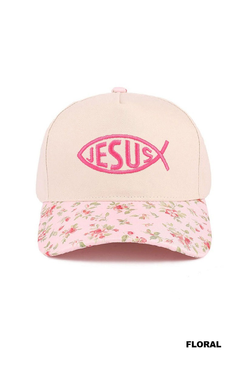 Jesus Fish Symbol Cap
