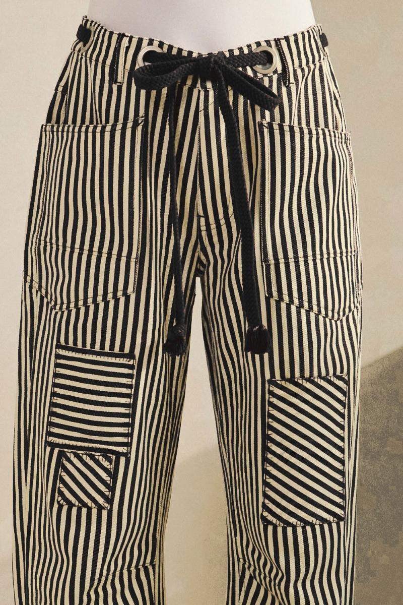 Black Stripe Vintage Jeans