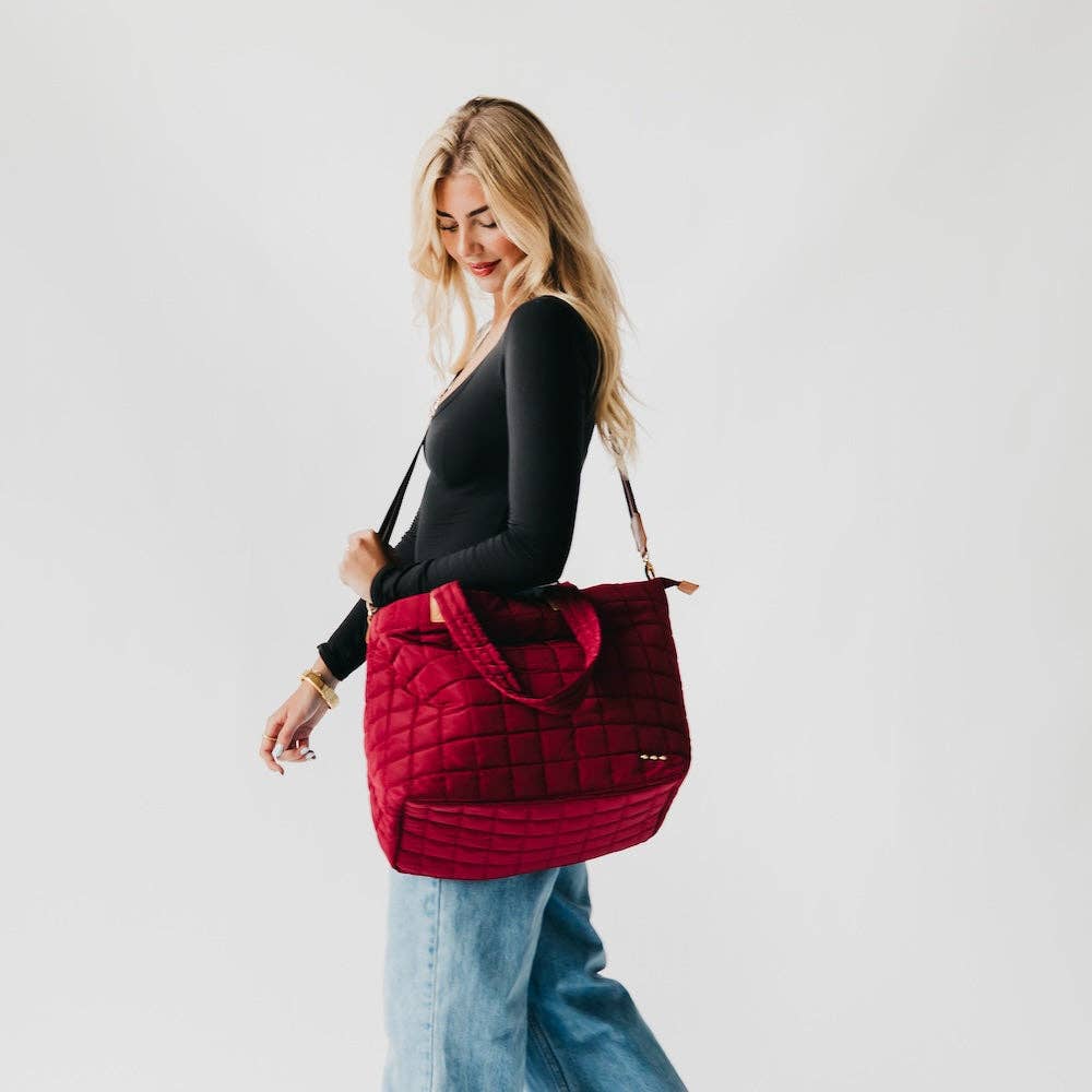 Day Dreamer Quilted Tote Bag Wholesale - NEW COLOR