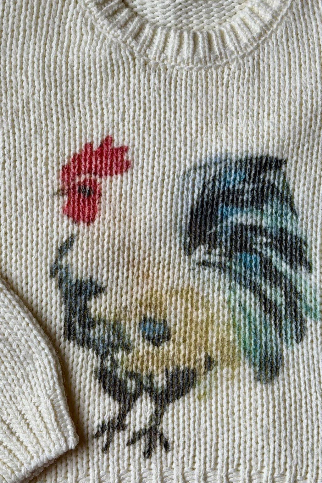 Ruby Rooster Sweater