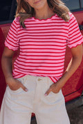 Pink Scalloped Top